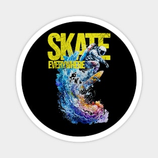 Skate Everywhere Magnet